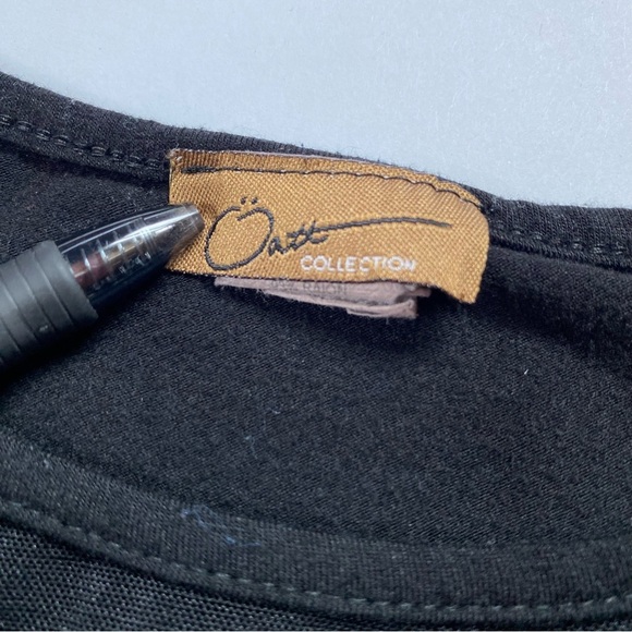 Vintage Y2K Öatt Collection Mesh Sleeve And Upper Chest Top - Picture 2 of 5